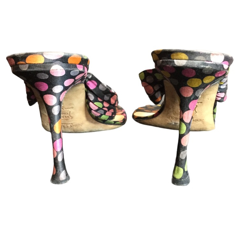Jimmy Choo polka dot heels sandals size 39 (T85) - Picture 6 of 11